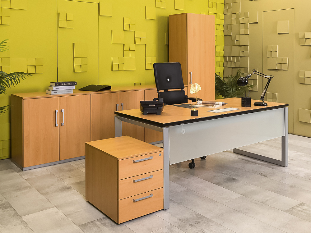Кабинет руководителя  Steelcase ЛДСП Ольха Франция  КРЛ4-04026