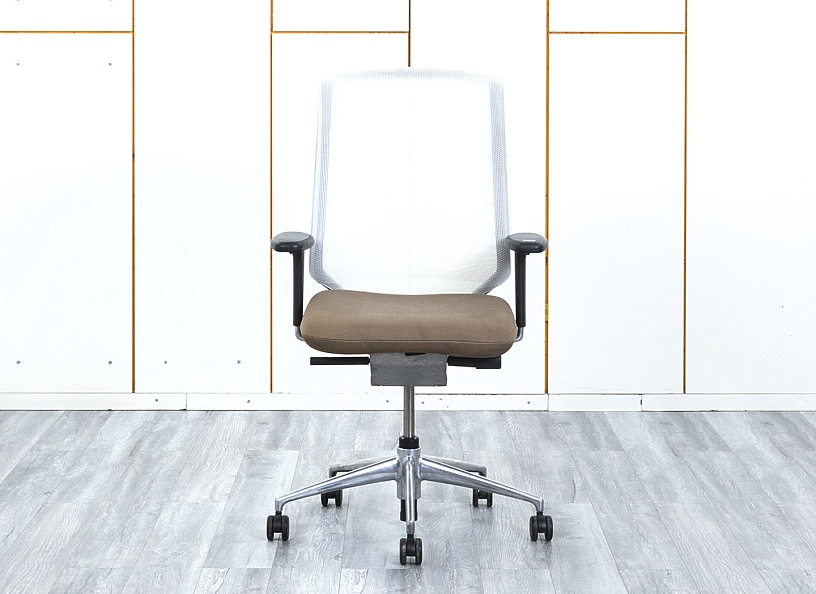 Офисное кресло для персонала  VITRA Сетка Белый   (КПСБ1-21113)