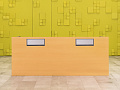 Стол для руководителя  Steelcase ЛДСП Бук Германия  СРПВ2-071223