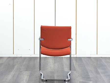 Конференц кресло для переговорной  Оранжевый Ткань LD Seating   (УДТО-07083)