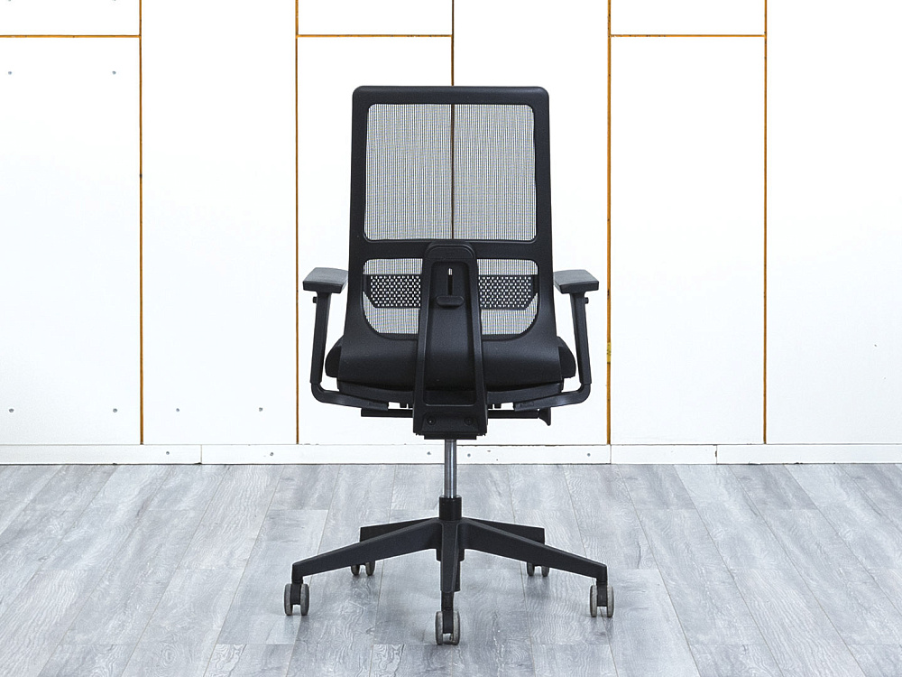 Офисное кресло для персонала  ICF Сетка Черный Pyla Chair  (КПСЧ-02102)