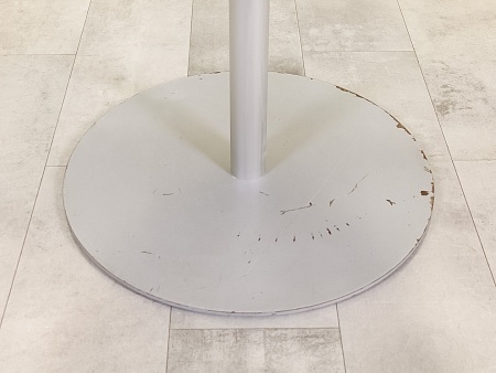 Офисный стол для переговоров 1000x1000x750 ЛДСП Серый Импорт_СГКС2-251223