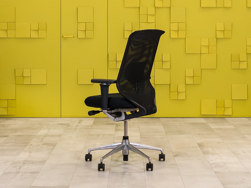 Офисное кресло для персонала на колесах Vitra Ткань Чёрный Швейцария_КПТЧ-23121
