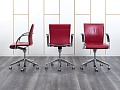 Офисное кресло руководителя  Ahrend Кожа Красный 350  (КРКК-13072)