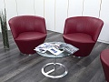 Мягкое кресло Walter Knoll Кожа Красный   (Комплект из 3-х мягких кресел ККККК-13112)