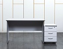 Купить Комплект офисной мебели стол с тумбой  1 200х700х750 ЛДСП Серый   (СППСК1-01111)
