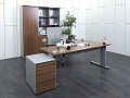 Кабинет руководителя Bene 1 800х1 800х750 Шпон Орех   (КРХ1-06091)