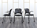 Конференц кресло для переговорной  Черный Пластик Herman Miller Caper  (УНСЧ-25072)