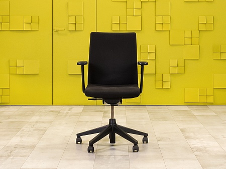 Офисное кресло для персонала на колесах HAWORTH Ткань Чёрный США_КПТЧ3-121124