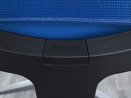 Офисное кресло для персонала  SteelCase Сетка Синий Reply Air  (КПСН-29074)