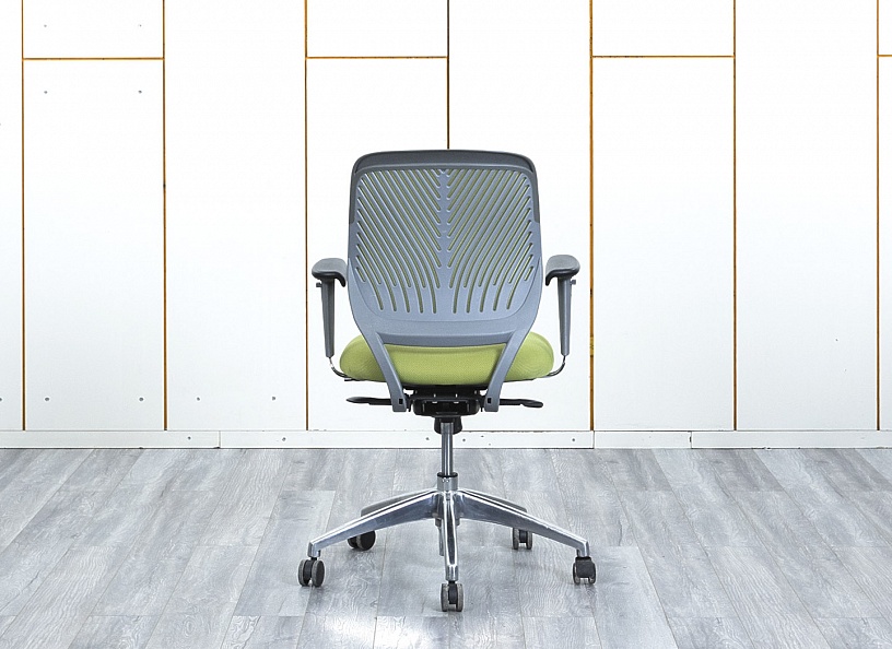 Офисное кресло для персонала  Юнитекс Ткань Зеленый   (КПСЗ-14123)