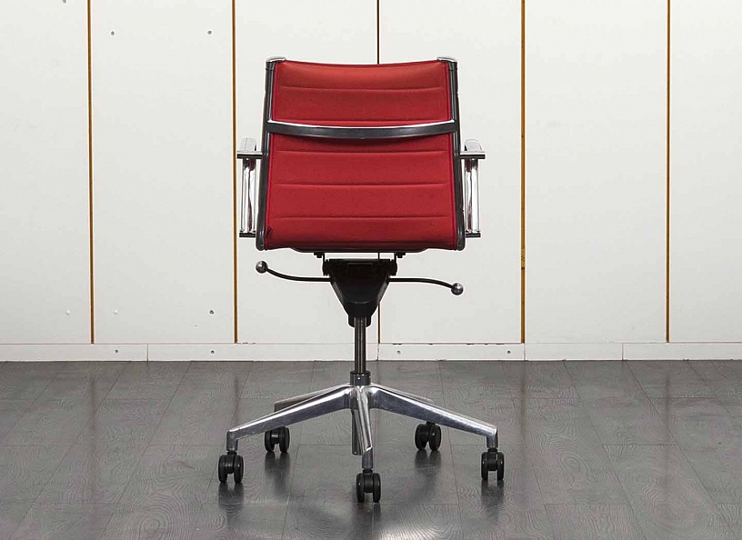 Офисное кресло для персонала  Sitland  Кожа Красный   (КПКК-21061)