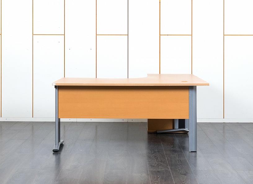Комплект офисной мебели стол с тумбой  1 600х1 200х730 ЛДСП Ольха   (СПУВКл-28080)
