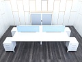 Комплект офисной мебели Herman Miller 2 800х1 630х750 ЛДСП Белый   (КОМБ1-30033)