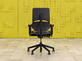 Офисное кресло руководителя на колесах Please 1 Steelcase Кожа Чёрный Франция  КРКЧ-05115