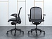 Офисное кресло руководителя  Knoll Сетка Черный CHADWICK  (КРТЧ3-06121)