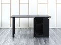 Комплект офисной мебели стол с тумбой IKEA 1 400х800х760 ЛДСП Черный   (СППЧКп-04064)