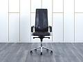 Офисное кресло руководителя  Sitland  Кожа Черный Madera A  (КРКЧ1-10043)