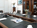 Офисный стол для переговоров Art&amp;amp;Moble 3 860х1 860х760 Массив Орех   (СГПЗ1к-19024)