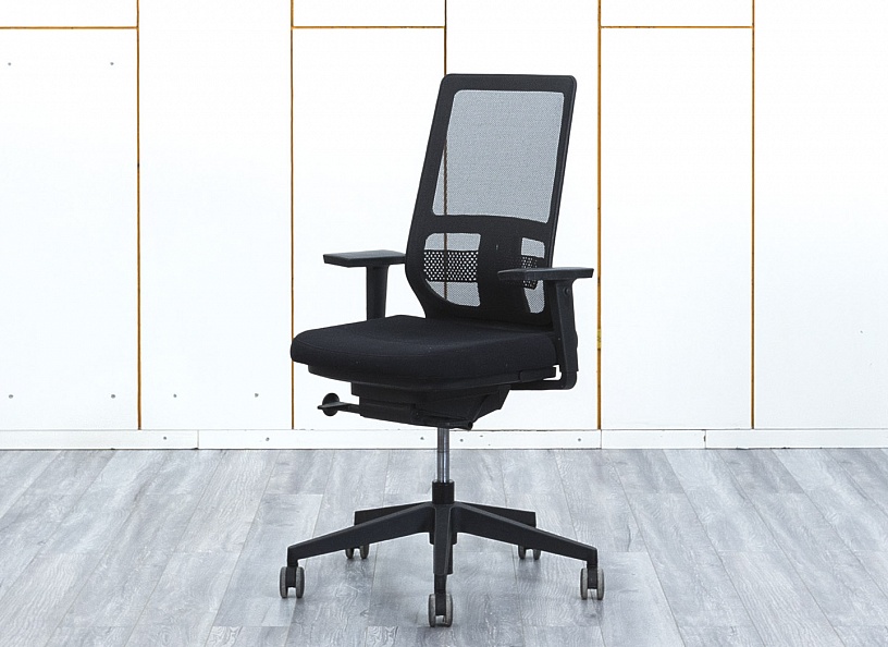 Офисное кресло для персонала  ICF Сетка Черный Pyla Chair  (КПСЧ-02102)