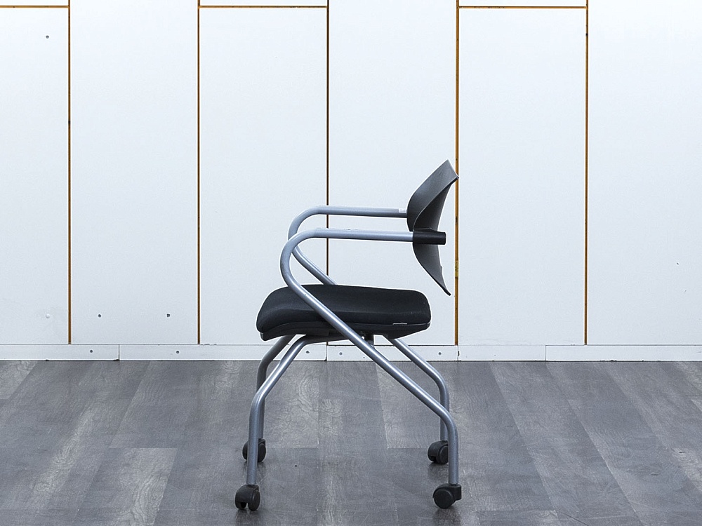 Конференц кресло для переговорной  Черный Ткань LUXY Aire JR  (УНТЧ-12053)