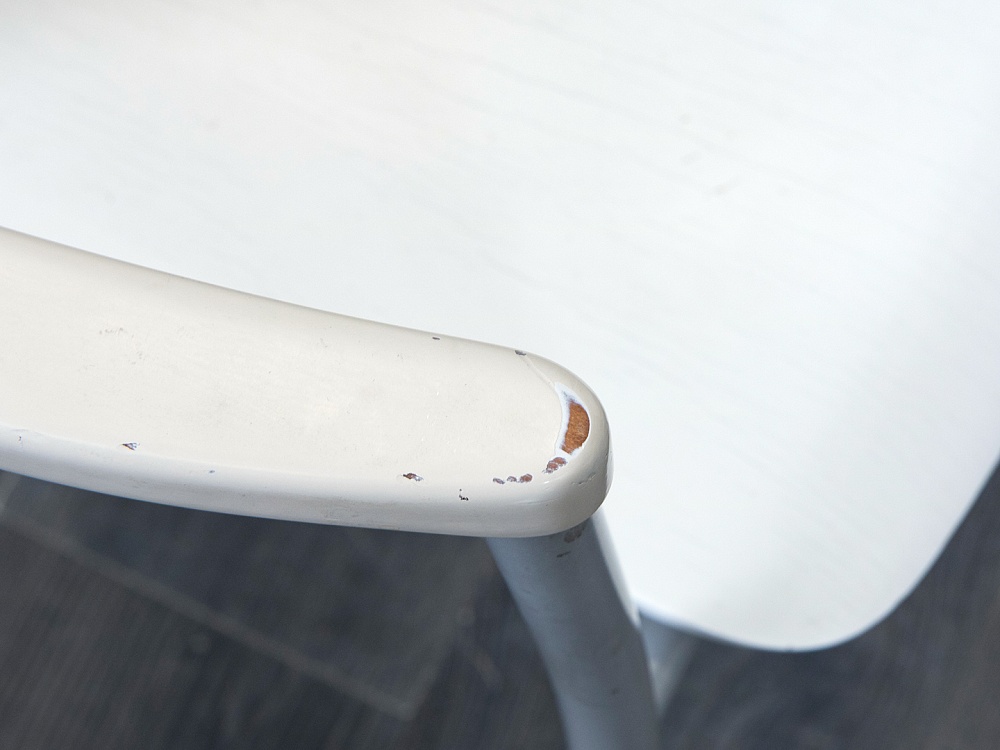 Офисный стул SteelCase Дерево Белый   (УДДБ-05110)