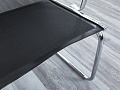 Конференц кресло для переговорной  Черный Сетка LUXY Light Mesh C  (УДСЧ-14054)