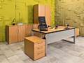 Кабинет руководителя  Steelcase ЛДСП Ольха Франция  КРЛ2-04026