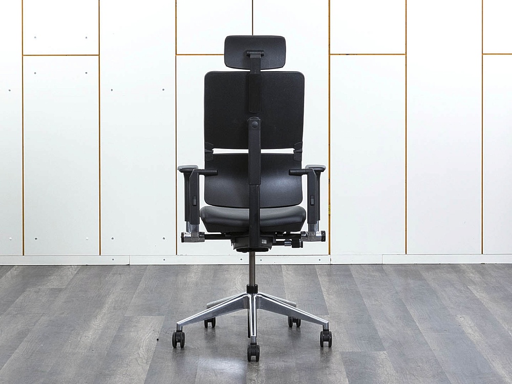 Офисное кресло руководителя  SteelCase Кожа Черный Please 2 Ergonomic  (КРКЧ1-03110)