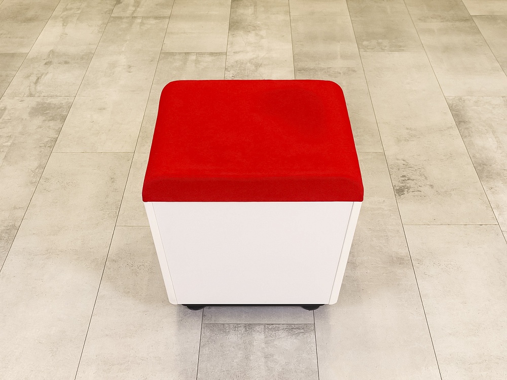 Пуф HAWORTH Ткань Красный Германия  ПУФ-29105