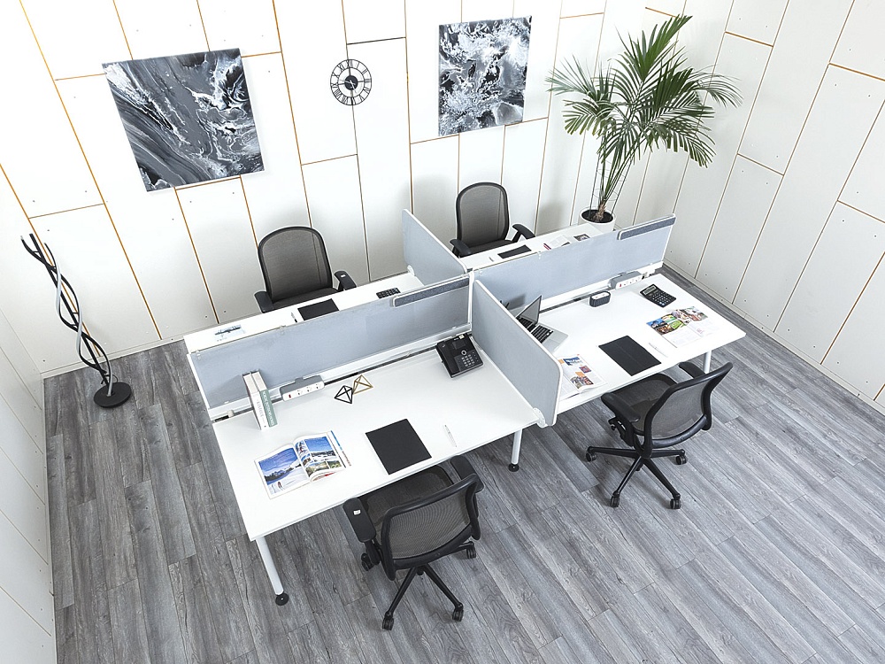 Комплект офисной мебели Herman Miller 3 200х1 650х1 190 ЛДСП Белый   (КОМБ-05084)