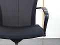 Конференц кресло для переговорной  Черный Ткань/сетка  Haworth Comforto  (УДТЧ-04110)