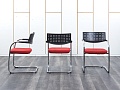 Конференц кресло для переговорной  Красный Ткань VITRA   (УДТК1-21032)