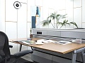 Комплект офисной мебели Herman Miller 1 600х1 700х730 ЛДСП Орех   (КОМХ-19082)