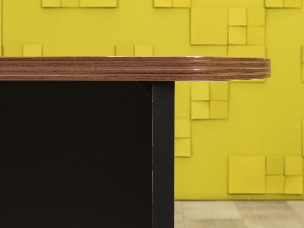 Офисный стол  BERLIN ЛДСП Орех Россия  СПЭХ-25036