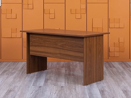 Офисный стол прямой  1 380х680х750 ЛДСП Орех   (СППХ-04074(нов))