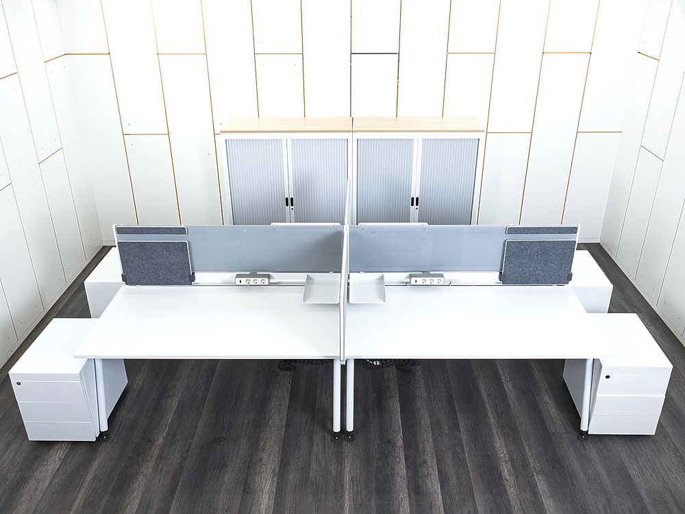 Комплект офисной мебели Herman Miller 3 200х1 650х1 180 ЛДСП Белый   (КОМБ1-13112)