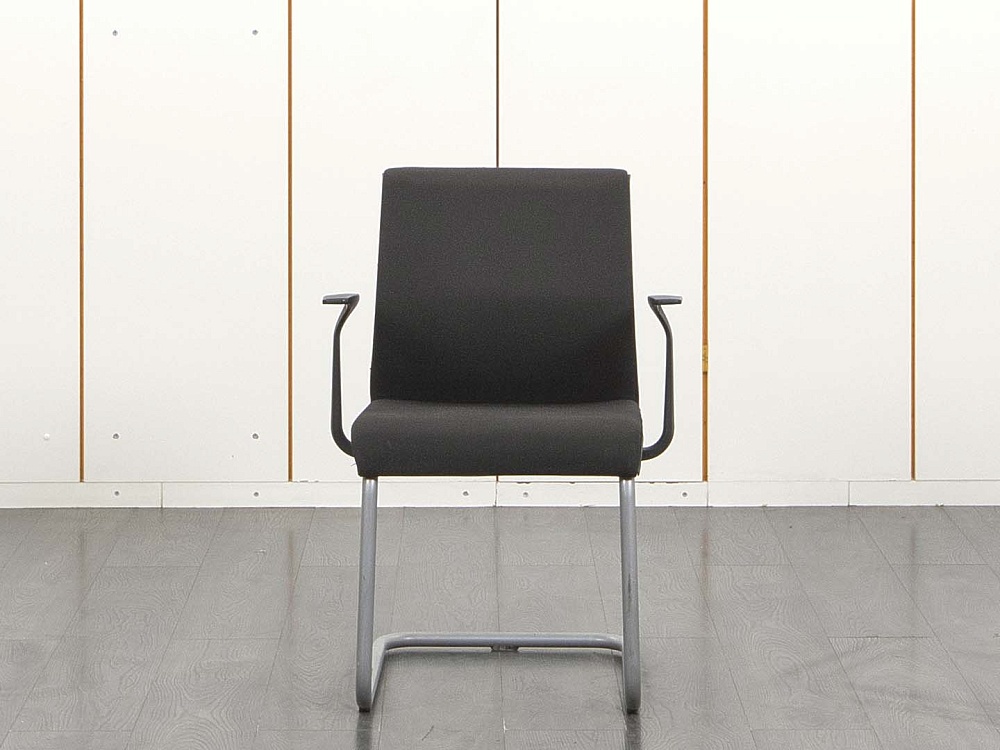 Конференц кресло для переговорной  Черный Ткань SteelCase   (УДТЧ-10081)