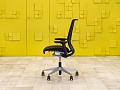 Офисное кресло для персонала на колесах Think Steelcase Ткань Чёрный Франция_КПТЧ-100924