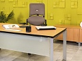 Стол для руководителя  Steelcase ЛДСП Ольха Франция  СРПЛ2-04026