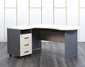 Купить Комплект офисной мебели стол с тумбой Berlin 1 600х1 400х740 ЛДСП Бук   (СПУВКл-25072)