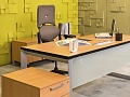 Стол для руководителя  Steelcase ЛДСП Ольха Франция  СРПЛ2-04026