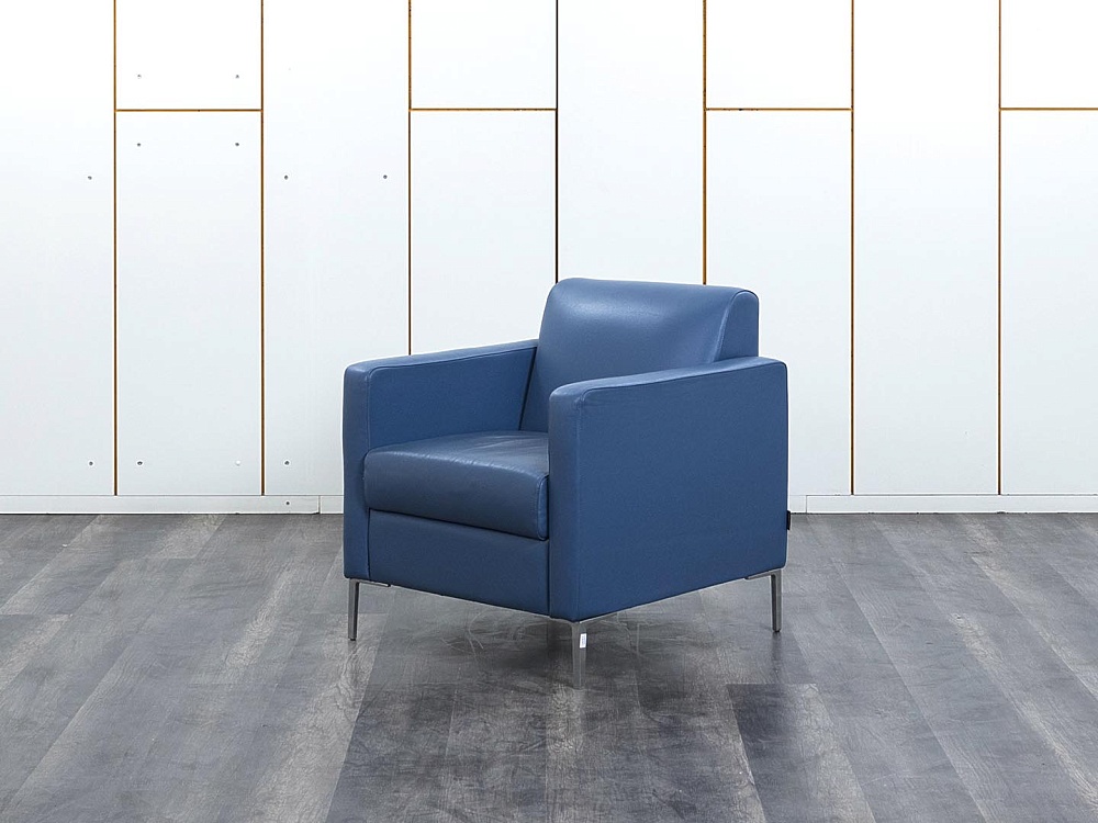 Мягкое кресло Herman Miller Кожа Синий   (Комплект из 2-х мягких кресел КНКНК-13112)