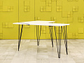 Офисный стол угловой  ЛДСП Белый   СПУБ1-24025