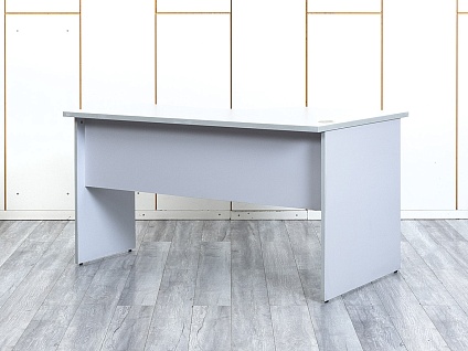 Офисный стол угловой  1 400х900х750 ЛДСП Серый   (СПУСл-18074)