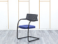 Конференц кресло для переговорной  Синий Ткань VITRA VISAVIS 2  (КДТН-28113)