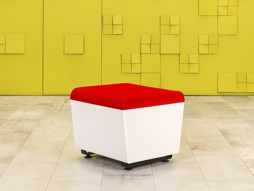 Пуф HAWORTH Ткань Красный Германия  ПУФ-29105