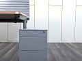Комплект офисной мебели стол с тумбой Ahrend 1 800х800х750 ЛДСП Орех   (СППХК1-26072)