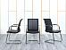 Конференц кресло для переговорной  Черный Сетка Profoffice Skin  (УДСЧ-01044)