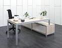 Купить Комплект офисной мебели стол с тумбой  1 600х2 030х750 ЛДСП Зебрано   (СПУЗК2-13101)